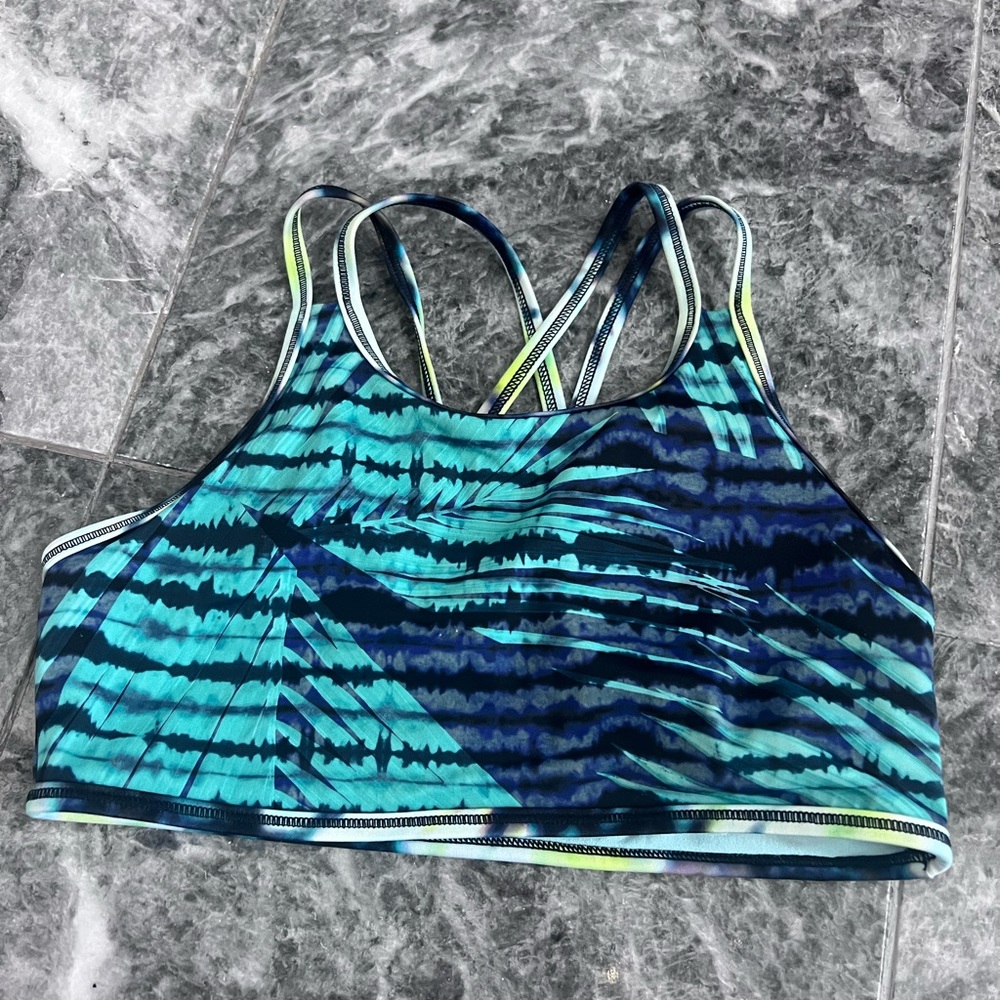 athleta girl - printed bathing suit top